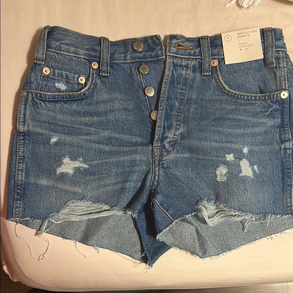 Women's Blue Denim Shorts